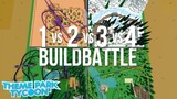 1 vs 2 vs 3 vs 4 Build Battle | Theme Park Tycoon 2