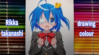 drawing collouring (takanashi rikka)