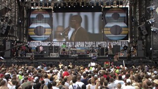 live concert by Linkin Park and JZ.