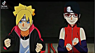 narutsuki( sao mà mitsuki nhìn boruto và sarada rồi cười )