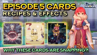 NEW CARDS IN EPISODE 5: How to Craft + Effects!! | Ragnarok Mobile Eternal Love