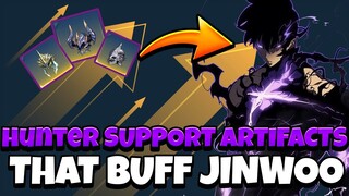 ARTIFACTS BUFF JINWOO WHEN YOUR SUPPORT HAVE THEM ON! [Solo Leveling: Arise]