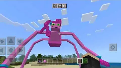 Huggy Wuggy and Mommy Long Legs in Minecraft PE