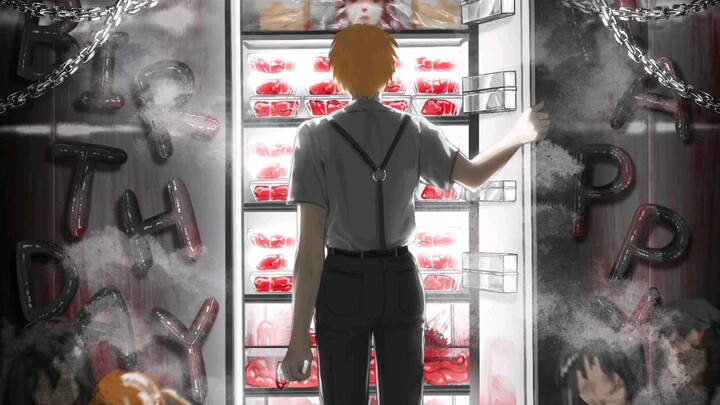 [procreate Chainsaw Man] Will the devil Denji-kun eat sliced Makima-san? "Refrigeration"