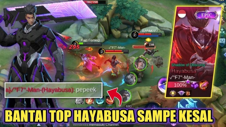 ALUCARD LAWAN HAYABUSA!! AWALNYA TERTEKAN TAPI LATE GAME GUA BANTAI SAMPE KESAL!!! - MOBILE LEGENDS