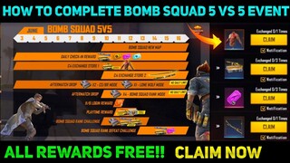 free fire new event tamil || bomb squad 5v5 event  tamil || ff bomb squad 5v5 event tamil