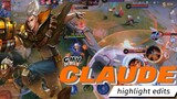 【GMV】CLAUDE MLBB highlight-edits
