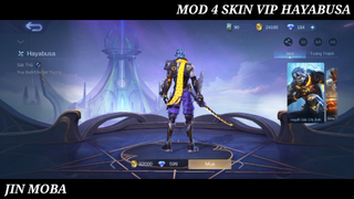 MLBB - Mod 4 Skin Vip Hayabusa Full Hiệu Ứng Âm Thanh Mới Nhất - Jin Moba