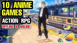 Top 10 ANIME ACTION RPG Games with Massive Anime style Combat battle Games RPG for Android & iOS