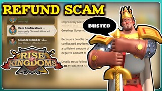 Rise of kingdoms - REFUND SCAM caught red handed