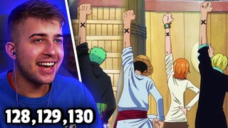 LUFFY & ZORO NEW BOUNTIES! ROBIN JOINS THE CREW?! One Piece Episode 128, 129 & 130 REACTION + REVIEW
