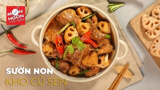 Cách làm SƯỜN NON KHO CỦ SEN đượm vị ngon cơm | MÓN NGON MỖI NGÀY