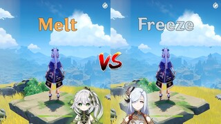 Ayaka Melt or Freeze!! What team is the best ? team comp gameplay comparison [ Genshin Impact ]