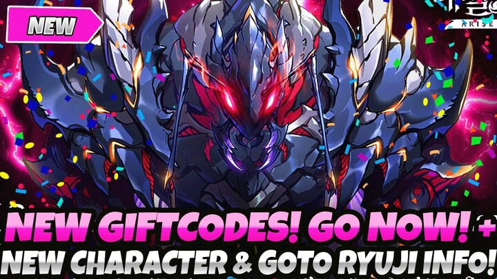 *NEW GIFT CODES! GO NOW!* + BRAND NEW CHARACTER & NEW GOTO RYUJI INFO & MORE! (Solo Leveling Arise