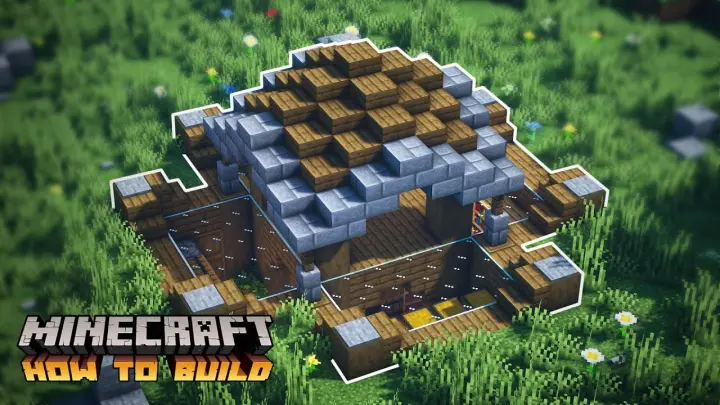 Minecraft How To Build A Survival Treehouse Quick Tutorial Bilibili