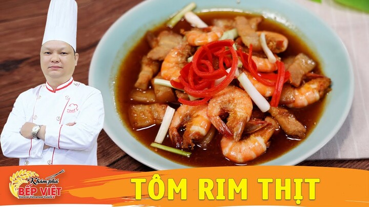 TÔM RIM THỊT - Cách làm món tôm rim thịt ăn cơm rất ngon - Khám Phá Bếp Việt