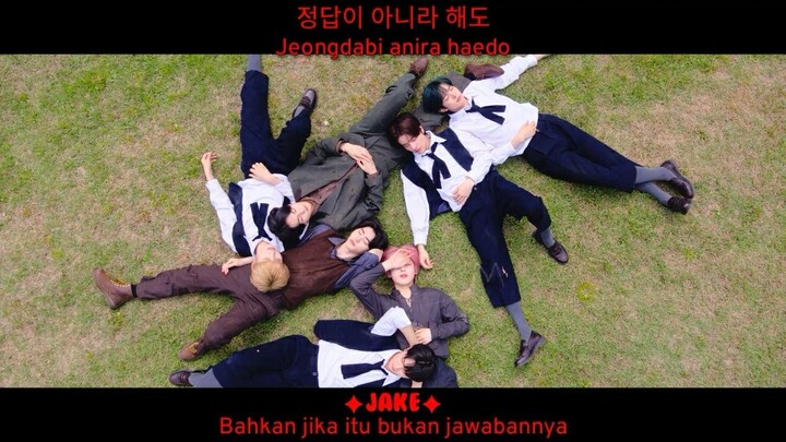(MV IndoSub) ENHYPEN - TAMED-DASHED easy lyrics (LA_KHILDA)
