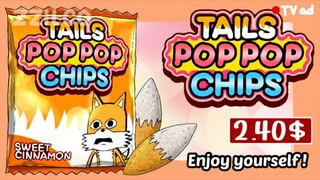 Tails Pop Pop Chips - sweet cinnamon