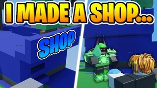 ฉันสร้างร้านค้าใน Roblox BedWars