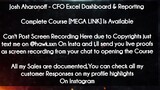 Josh Aharonoff course - CFO Excel Dashboard & Reporting download