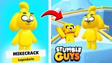 Jugué con MIKECRACK en STUMBLE GUYS 😱 ** nueva skin **