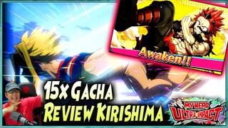 15 Tiket GACHA & REVIEW KIRISHIMA "Red" Tanker TERKUAT di BUMI!! - MY HERO ULTRA IMPACT