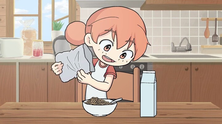 【Anime】It's just a video about a kid having breakfast