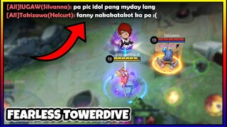 HC TAKOT NA TAKOT SA FANNY KONG SOBRANG AGRESIBO | WALANG TAKOT PUMASOK SA MGA TORE | MLBB