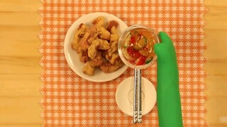 [Clay stop-motion animation] A little cute and a little cute - sweet and sour crispy pork