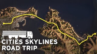 Coastal Road Trip: First Person | Cities Skylines | Marble Mountain 06