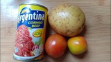 Murang Ulam Ginisang Cornbeef na may Patatas | Tipid Ulam