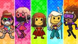 The Super Girls: Battle of emoji | emojitown compilation