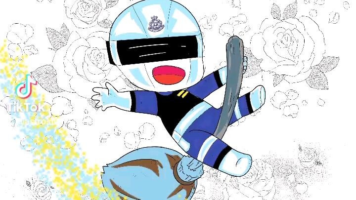 My art police officer future komandocbey