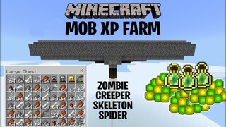 Minecraft Bedrock 1.17 EASY MOB AND XP FARM TUTORIAL!