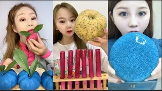 Thánh Ăn Đá Lạnh Như Ăn Kẹo Ngọt, Ăn Trái Cây Bộc Chocola - ASMR Ice Crunchy Eating sound#22