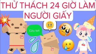 GUM BỊ BIẾN THÀNH GIẤY !! 24 GIỜ LÀM NGƯỜI GIẤY SẼ THẾ NÀO?