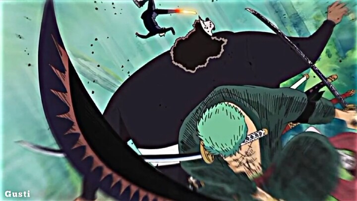 jangan biarkan zoro sanji kerjasama:v