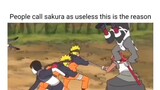 Naruto, Sakura and Sai fight scene