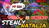 Assasin Terkuat ! 6 Menit Legendary Solo Rank Myth ! Stenly Natalia gameplay! mobile legend !