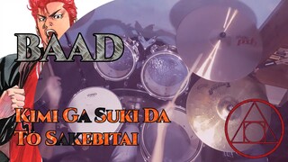 Kimi Ga Suki Da To Sakebitai - BAAD / Slam Dunk OP (Drum Cover)