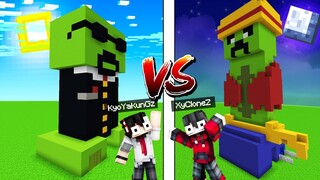 แข่งสร้าง!! บ้านสุดเท่ บ้านครีปเปอร์ VS บ้านครีปเปอร์ ใครจะชนะ!? - Minecraft แข่งสร้าง