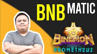 YOU CAN NOW BUY BINEMON NFT EGG USING BNB AND MATIC TOKEN