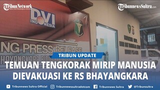 Tengkorak Mirip Manusia Ditemukan Warga Dievakuasi ke RS Bhayangkara Kendari Sulawesi Tenggara