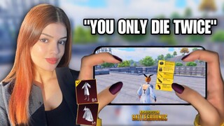 iPhone 13 Pro Max Pubg HANDCAM🔥4 FINGER + Full GYRO | BEST GIRL PLAYER #18