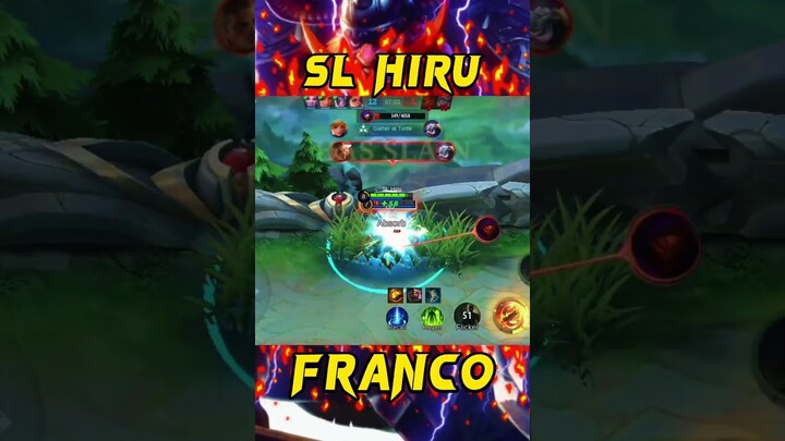 FRANCO MONTAGE🫣 #shorts #youtubeshorts #Franco #francohook #mobilelegends #mlbb #short #francopro