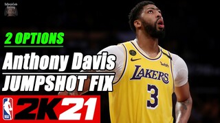 Anthony Davis Jumpshot Fix NBA2K21 (side-by-side comparison) 2 Options