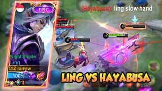 AGGRESSIVE LING VS HAYABUSA, LAWAN BANYAK CC GUYS KWKWKWKKW