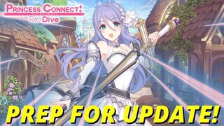 HOW TO PREPARE FOR THE NEW MAY UPDATE!! FARM MANA & EXP POTIONS NOW! (Princess Connect! Re:Dive)