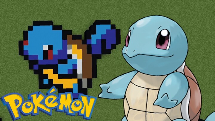 Build Pokemon Squirtle Minecraft!
