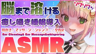 【 ASMR 】全力で、癒すよ♡ 睡眠導入/耳かき/マッサージ【 桃鈴ねね / ホロライブ 】